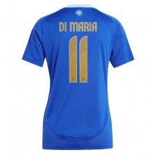 Argentina Angel Di Maria #11 Bortedrakt Kvinner Copa America 2024 Kortermet